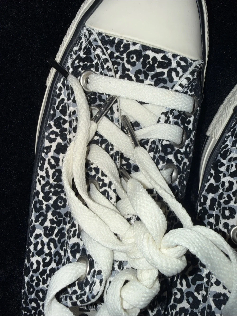 Converse Chuck Taylor All Star Low Top Leopard Sneakers Size W 7.5 / M 5.5 - Picture 10 of 14